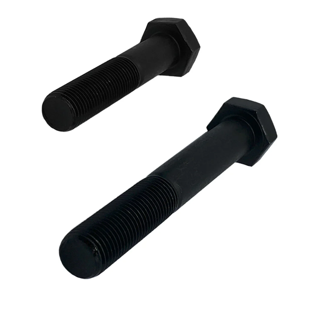 M18 x 80mm 1.50p Metric Fine Hex Bolt High Tensile Class 8.8 Black - Image 3
