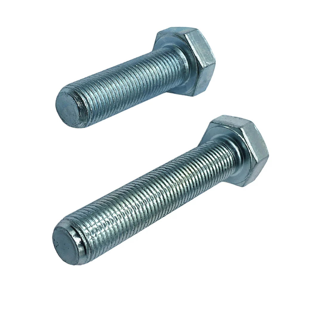 M20 x 150mm 1.50p Metric Fine Hex Set Screw High Tensile Class 8.8 Zinc - Image 3