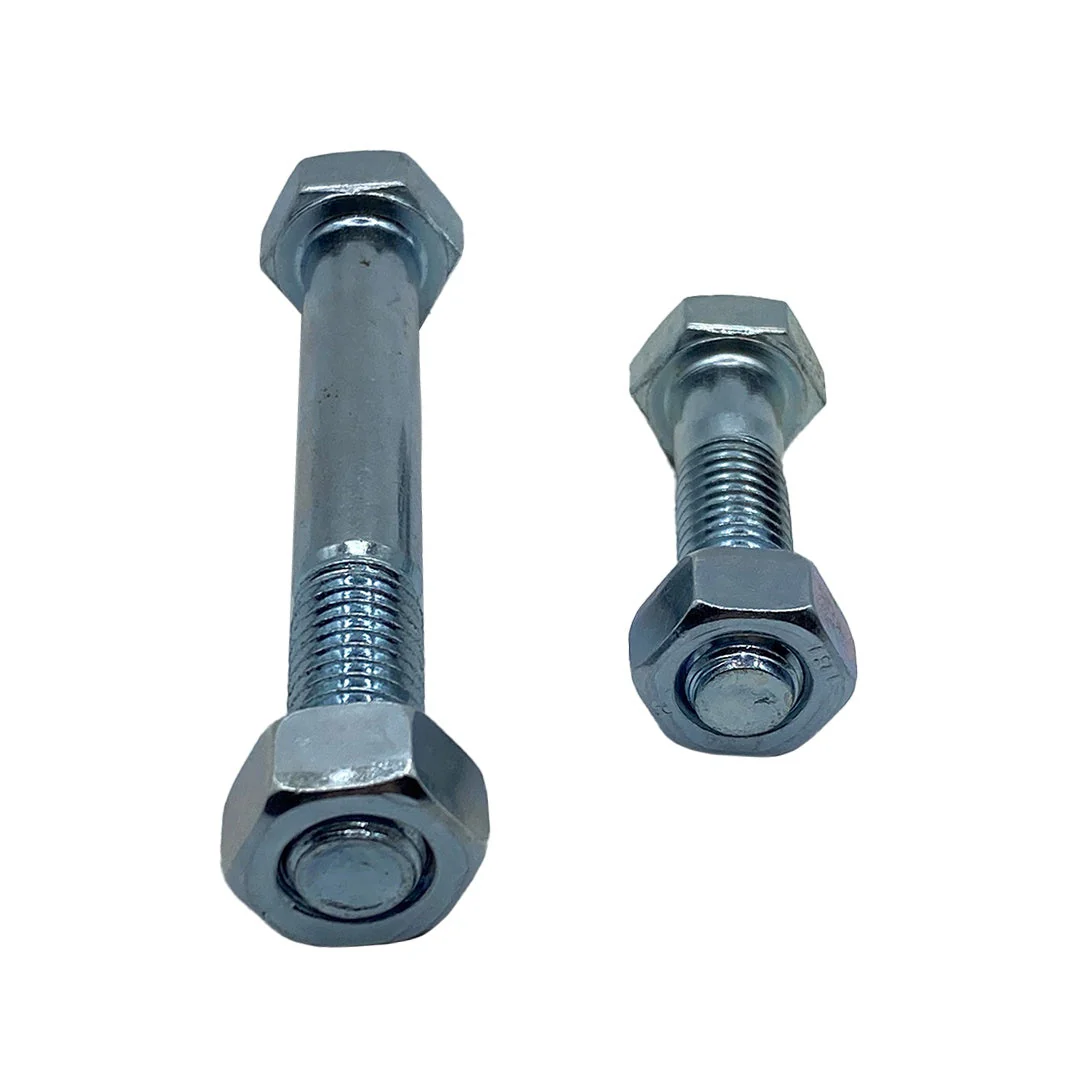 M20 x 40mm 2.50p Coarse Hex Bolt and Nut Mild Steel Class 4.6 Zinc Plated - Image 5