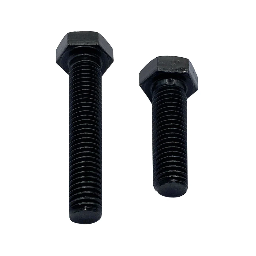 M22 x 130mm 2.50p Metric Coarse Hex Set Screw High Tensile Class 8.8 Black - Image 5