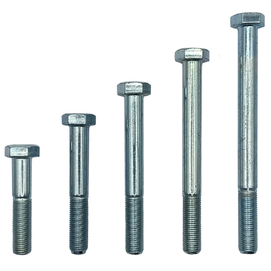 M24 x 130mm 2.00p Metric Fine Hex Bolt High Tensile Class 10.9 Zinc Plated