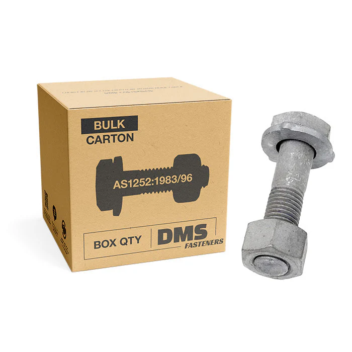 M27 x 175mm Structural Assembly AS1252:1983/96 Class 8.8 Galvanised - Image 4