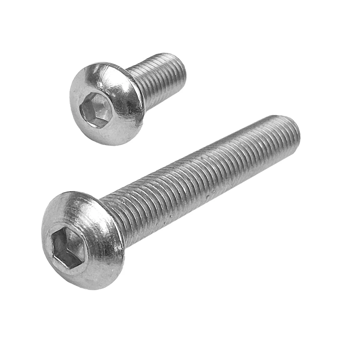 M3 x 8mm Button Head Socket Screw Allen G304 Stainless Steel - Image 2