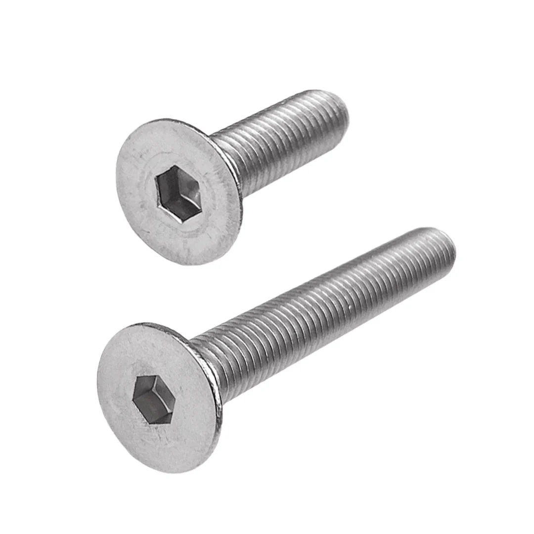 M4 x 10mm Flat Head Countersunk Socket Screw Allen G304 Stainless Steel - Image 2
