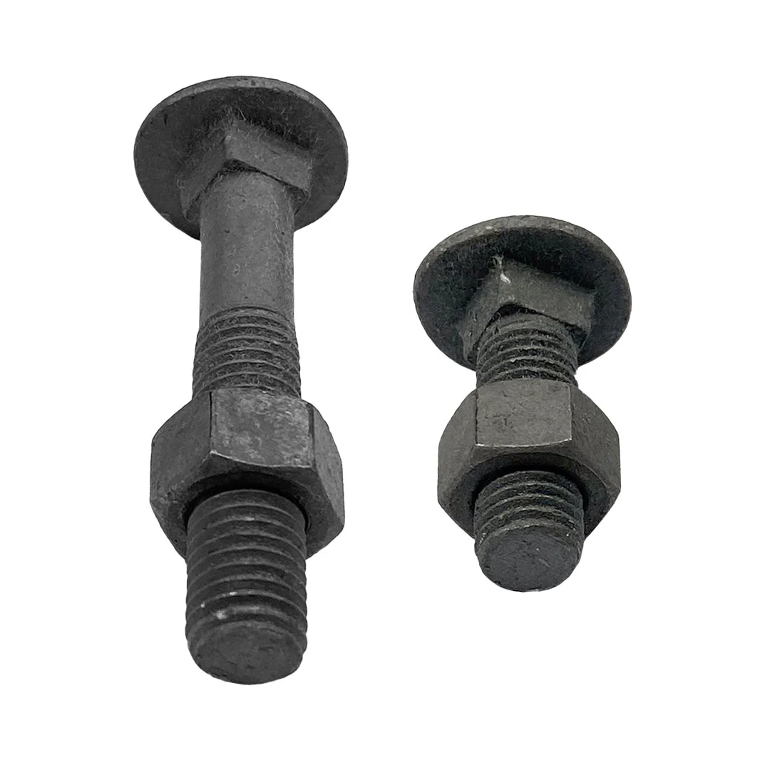 M6 x 100mm Cup Head Bolt & Nut Class 4.6 Galvanised - Image 6