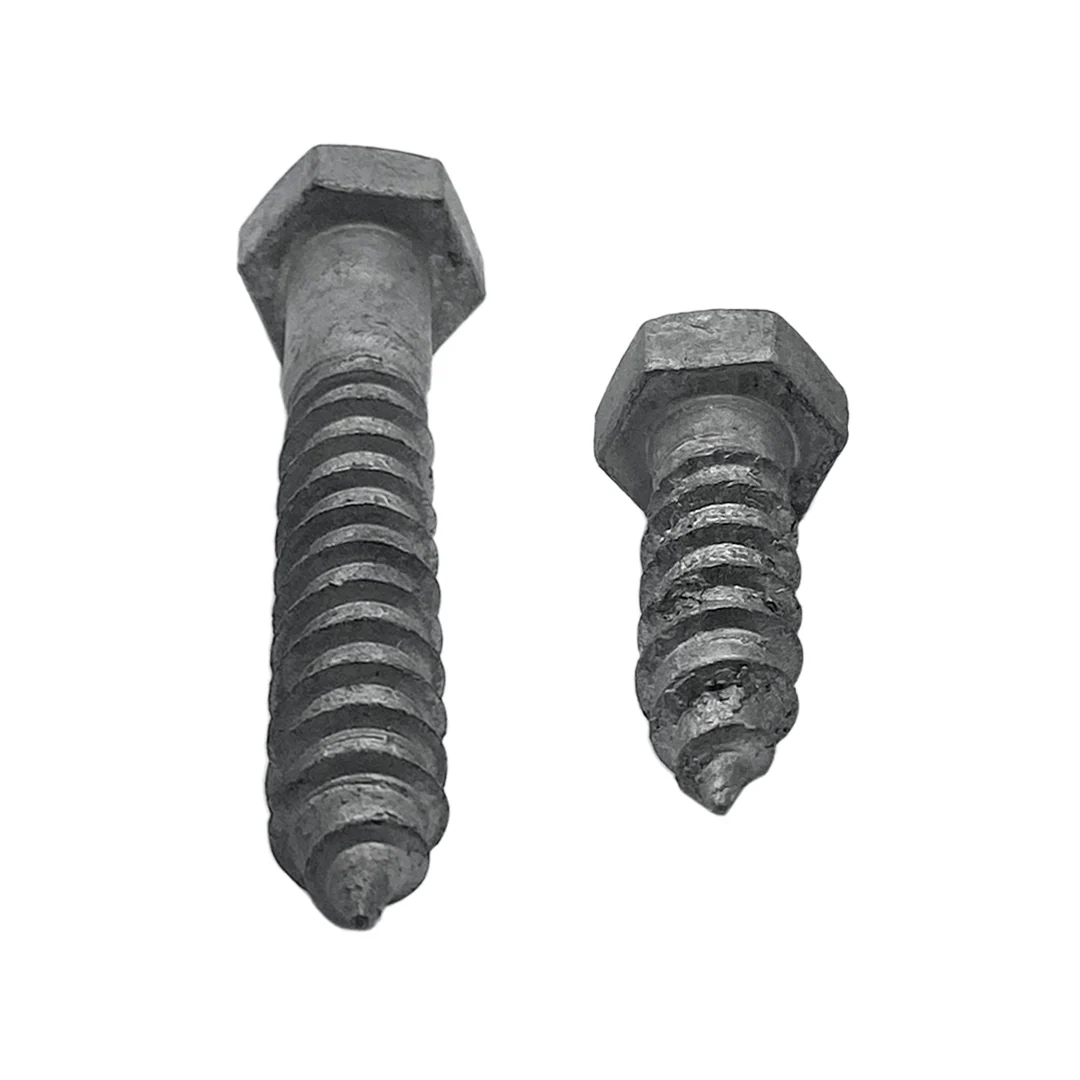 M6 x 100mm Metric Coarse Hex Coach Screw Class 4.6 Galvanised - Image 5