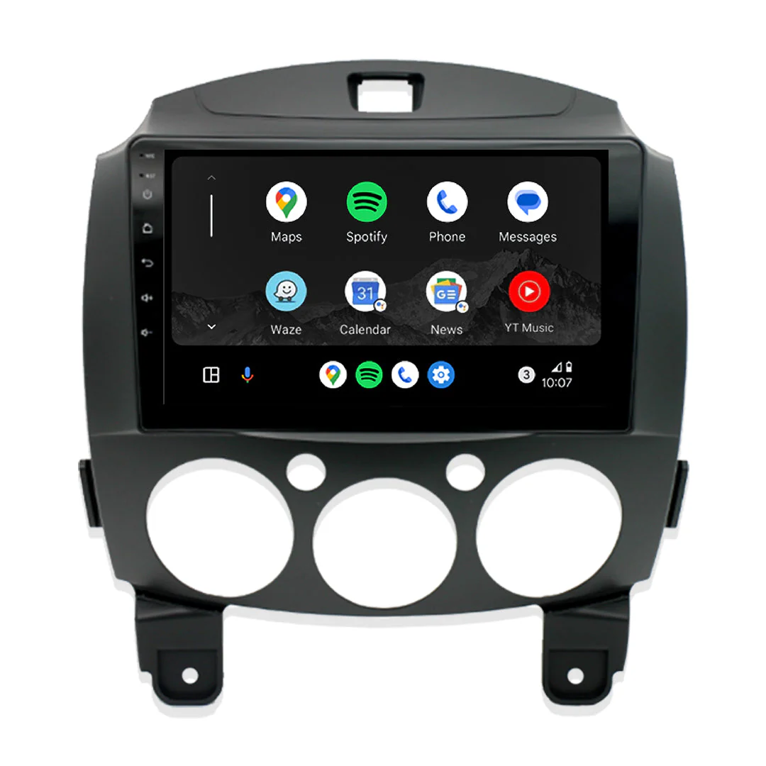 Mazda 2 DE (2007 - 2013) 9" 13.3" Wireless Android 15 Head Unit for Apple CarPlay / Android Auto - Image 2