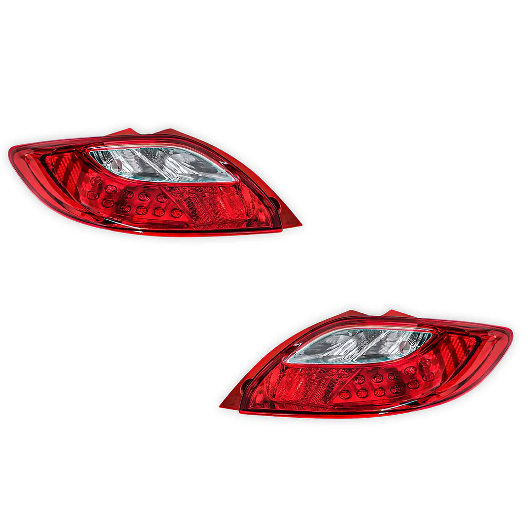 Mazda 2 DE Hatchback (2007 - 2014) Tail Lights LH + RH - Image 2