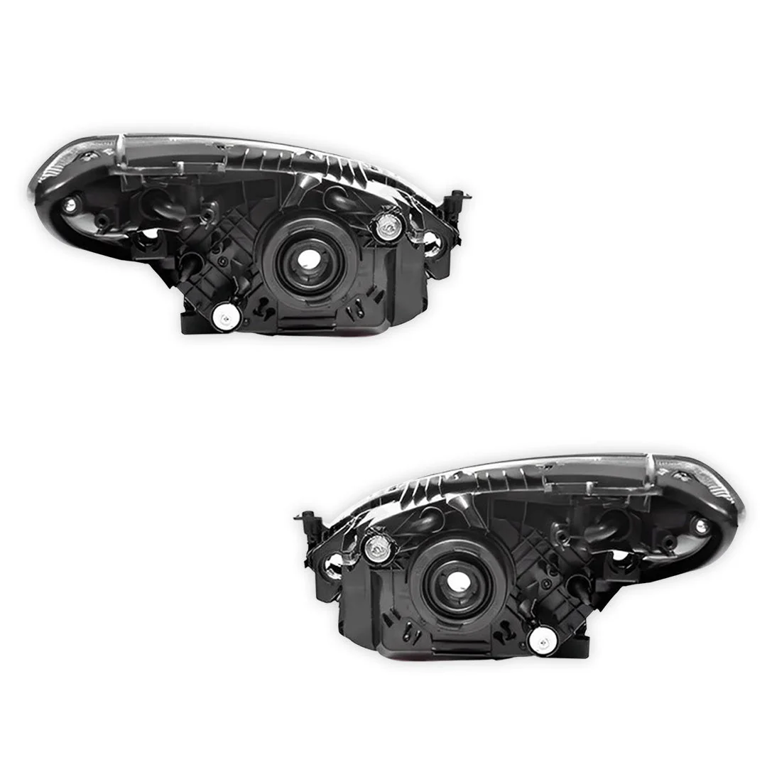 Mazda 2 Sedan / Hatch (2007 - 2014) Black Headlights LH + RH - Image 3