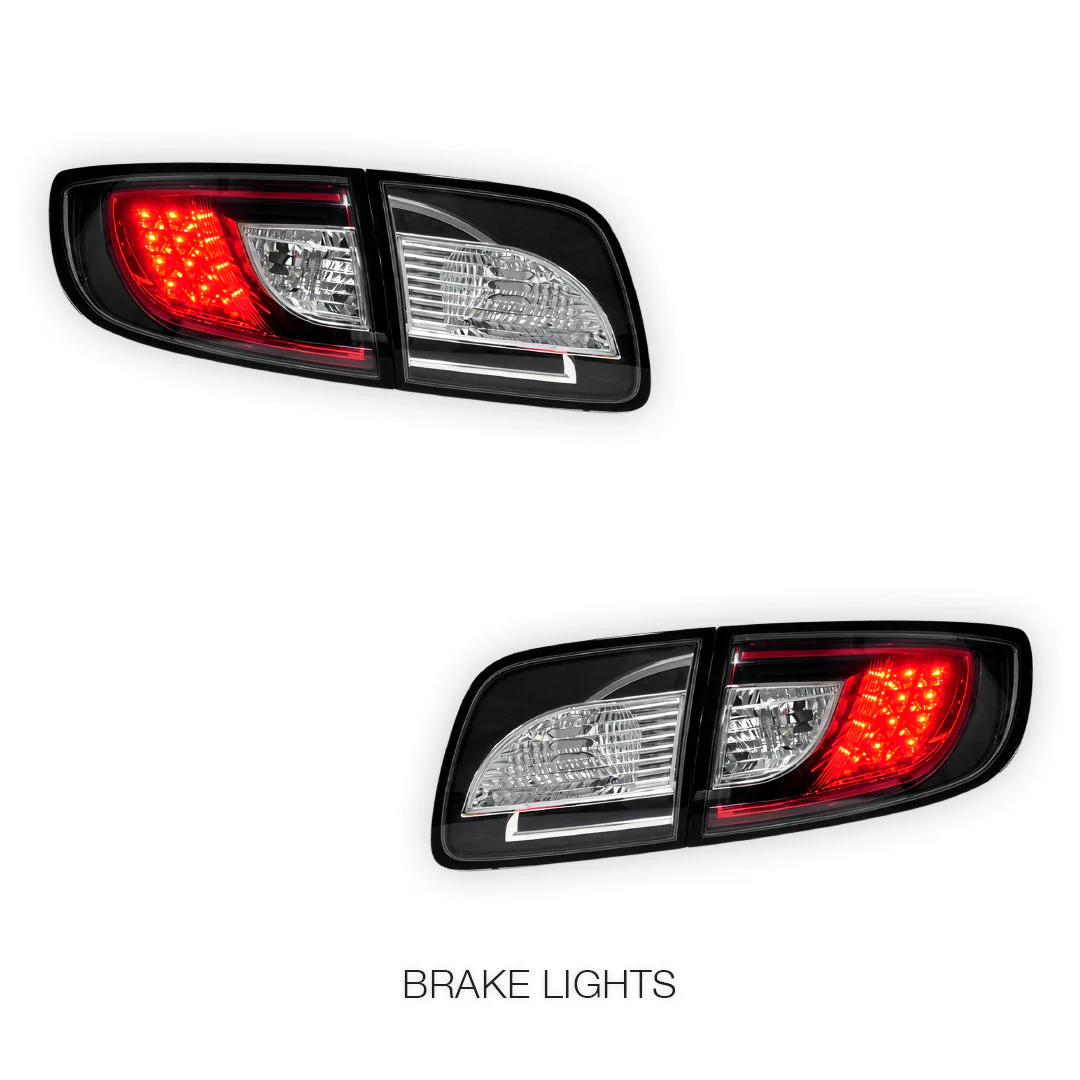 Mazda 3 BK (2003 - 2009) LED Tail Lights LH + RH - Image 4