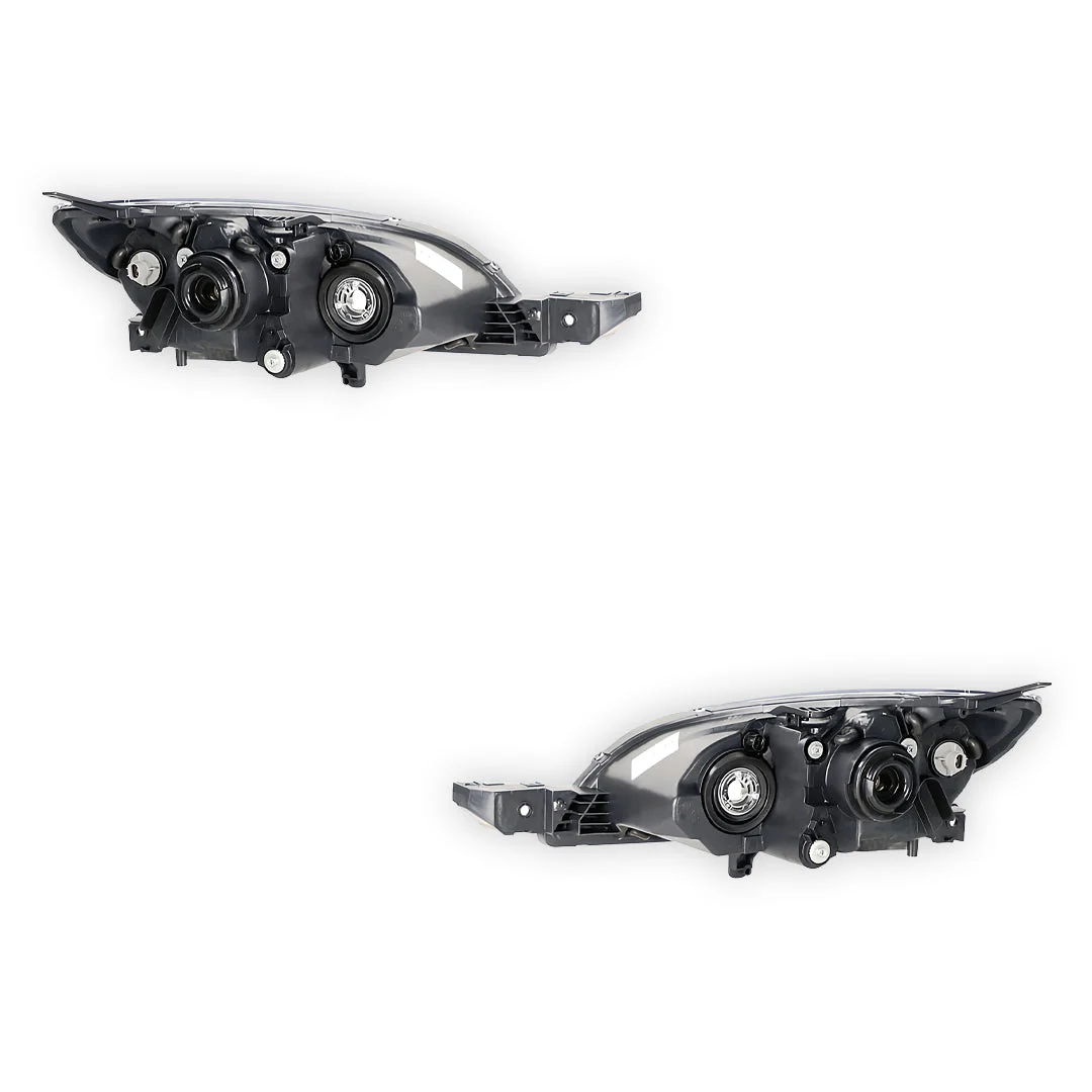 Mazda 3 BK 5-Door Hatch (2003 - 2009) Black Headlights LH + RH - Image 3