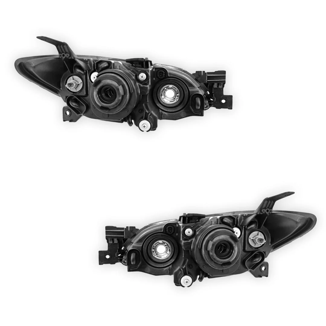 Mazda 3 BK' Series 1 (2003 - 2006) OEM Style Headlights LH + RH - Image 3