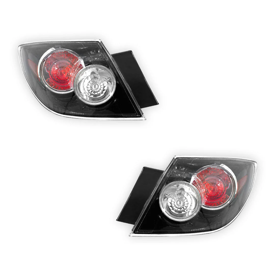 Mazda 3 BK Series 2 (2004 - 2009) OEM Style Tail Lights LH + RH - Image 2