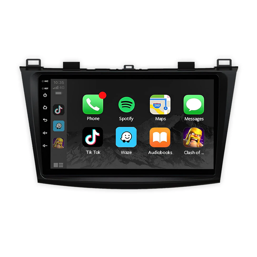 Mazda 3 BL (2010 - 2013) 9" 13.3" Wireless Android 15 Head Unit for Apple CarPlay / Android Auto - Image 3