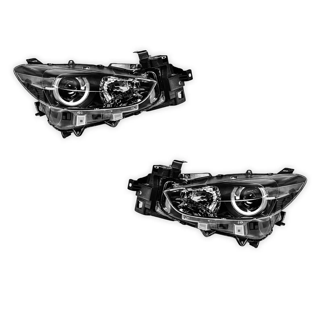 Mazda 3 BN Sedan / Hatch (2016 - 2019) Halogen Headlights LH + RH - Image 2
