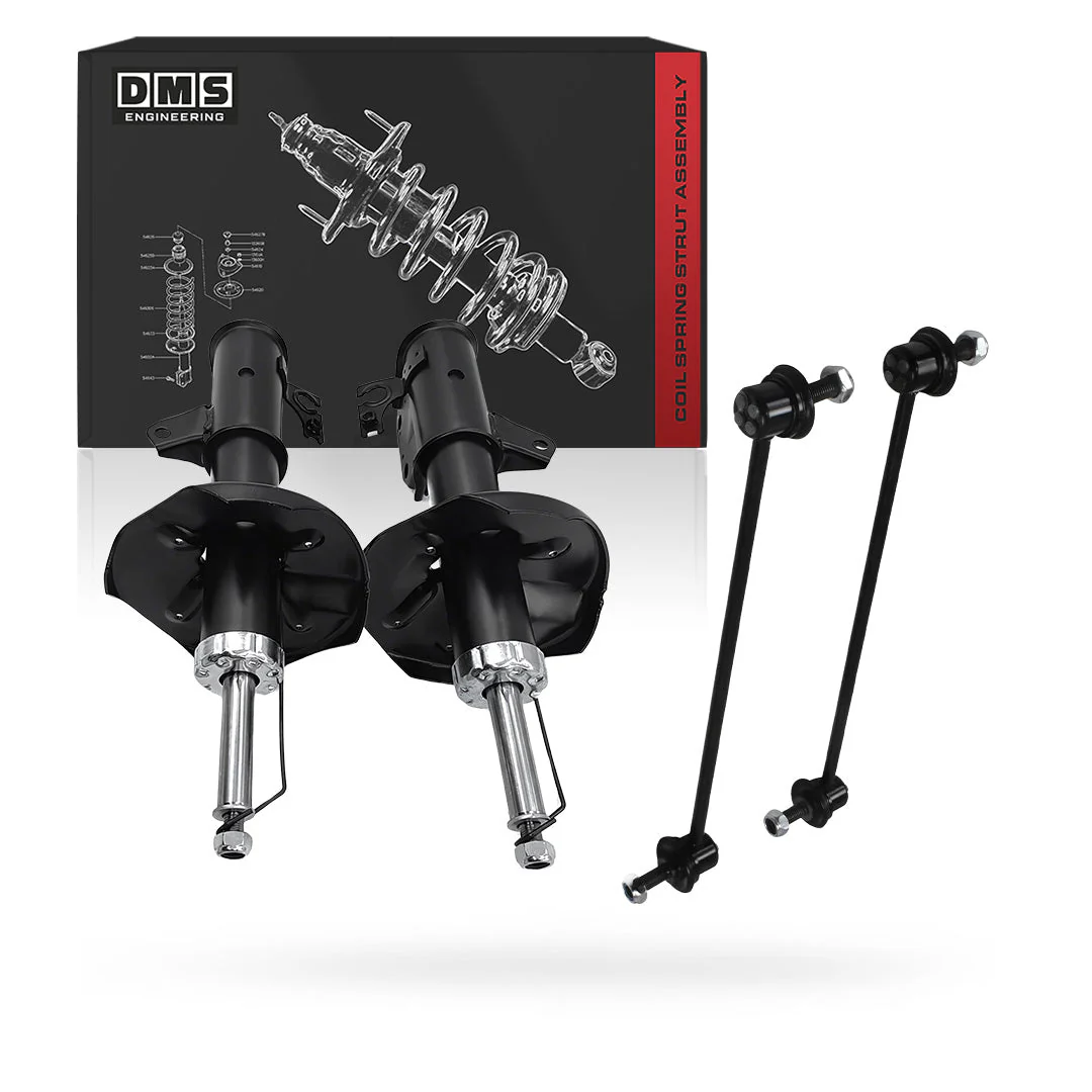 Mazda 323 BJ (1998 - 2003) Front & Rear Shock Absorbers + Sway Bar Links LH + RH - Image 2