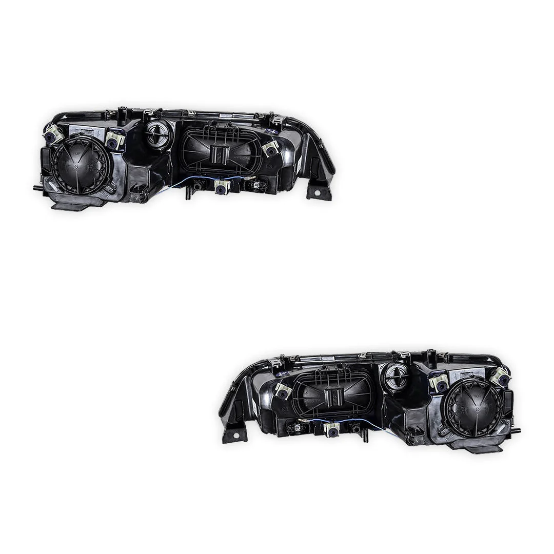Mazda 6 GG GY Sedan / Hatch (2005 - 2008) Black OEM Style Headlights LH + RH - Image 3