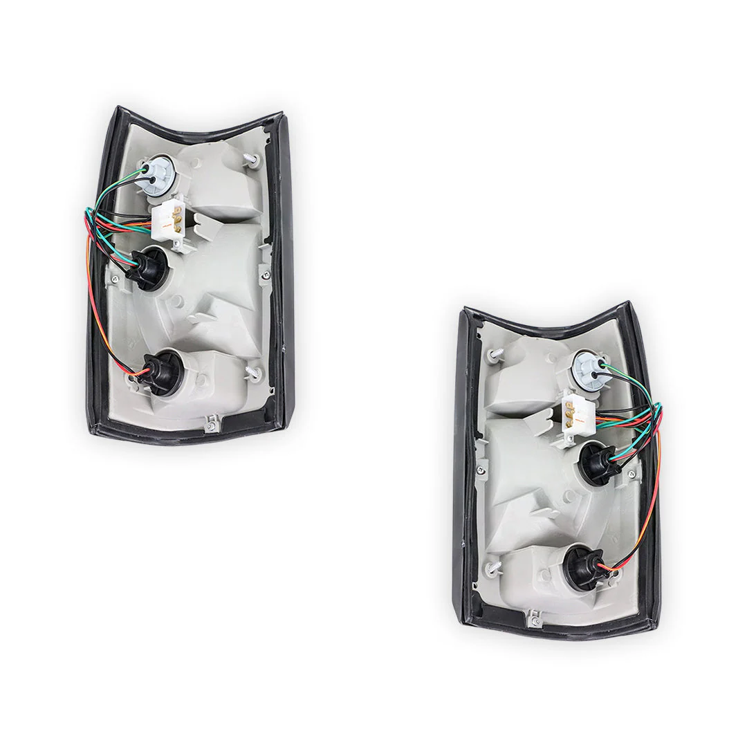 Mazda B-Series UF (1985 - 1996) OEM Style Black Tail Lights LH + RH - Image 3