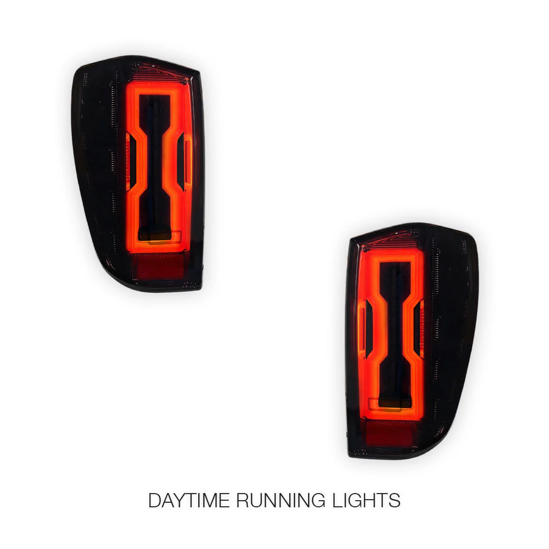 Mazda BT-50 TF (2020 - 2025) Smoked Sequential Full 3D LED Stripe Bar Tail Lights LH + RH - Image 2