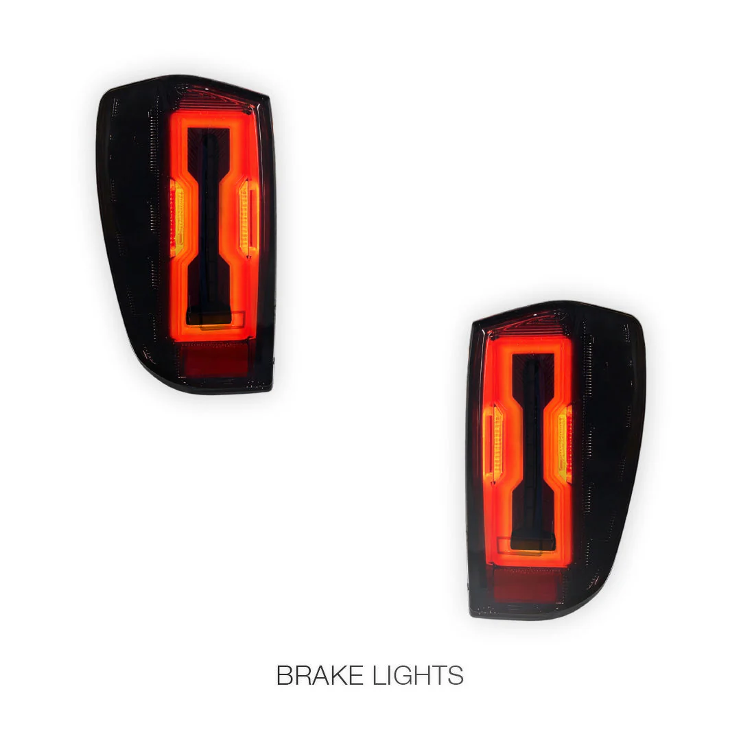 Mazda BT-50 TF (2020 - 2025) Smoked Sequential Full 3D LED Stripe Bar Tail Lights LH + RH - Image 4