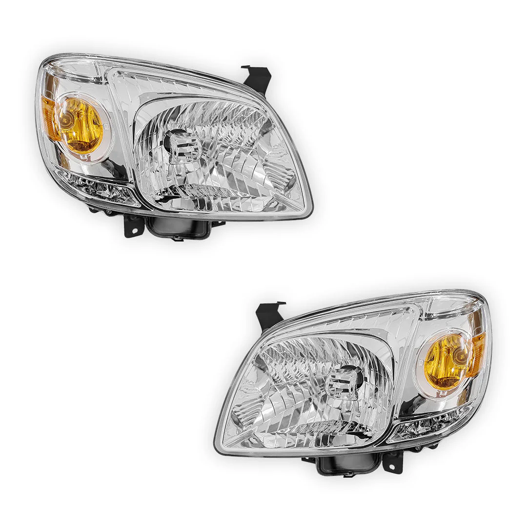 Mazda BT-50 UN (2006 - 2008) Clear Halogen OEM Style Headlights LH + RH - Image 2