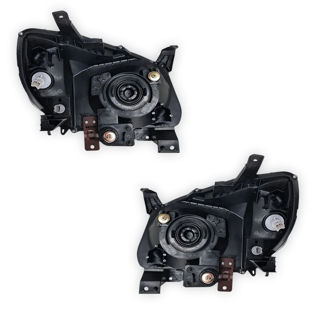 Mazda BT-50 UN (2006 - 2008) Clear Halogen OEM Style Headlights LH + RH - Image 3
