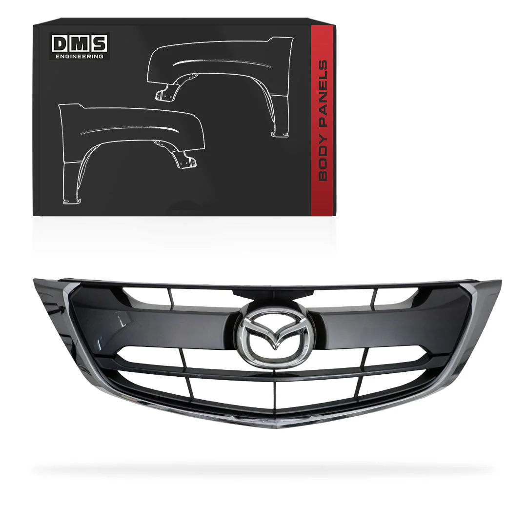 Mazda BT-50 UR (2015 - 2018) Metallic Grey with Chrome Moulding Grille - Image 2