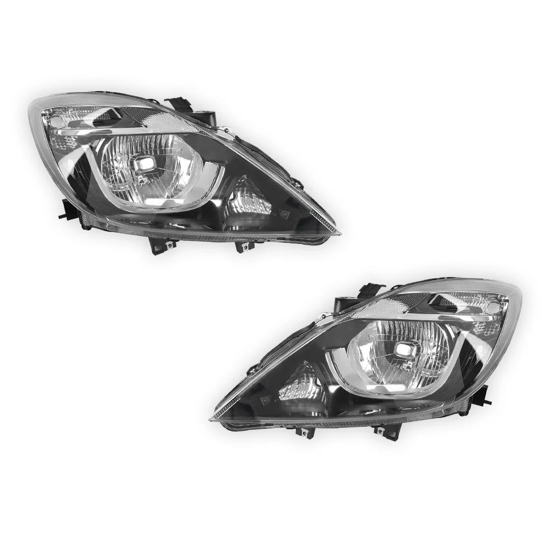 Mazda BT-50 UR (2015 - 2020) Black Smoked Head Lights LH + RH - Image 2