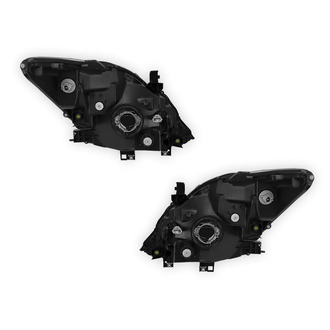Mazda BT-50 UR (2015 - 2020) Black Smoked Head Lights LH + RH - Image 3