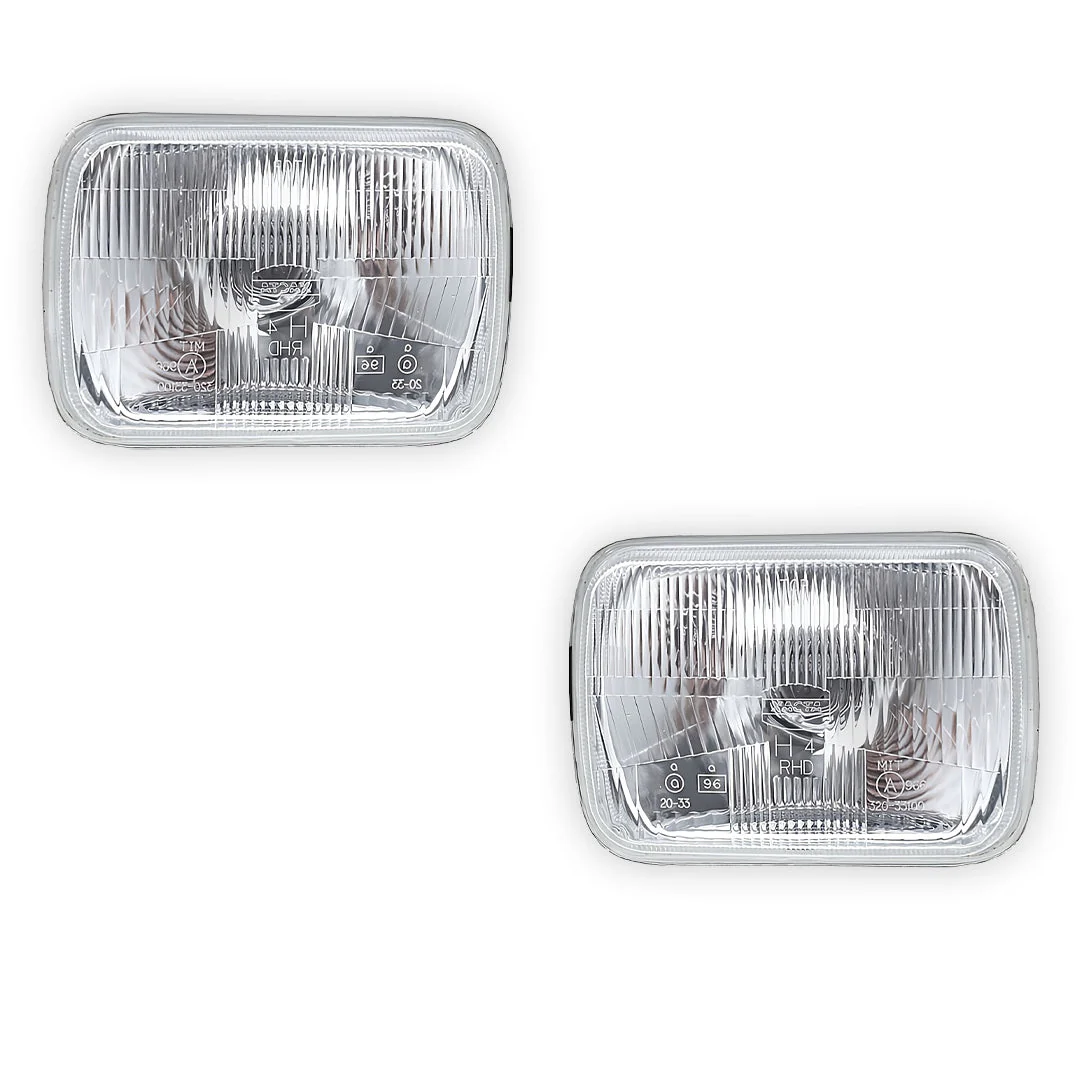 Mazda MX-5 NA (1989 - 1997) Headlights with H4 Globe Glass Lens LH + RH - Image 4