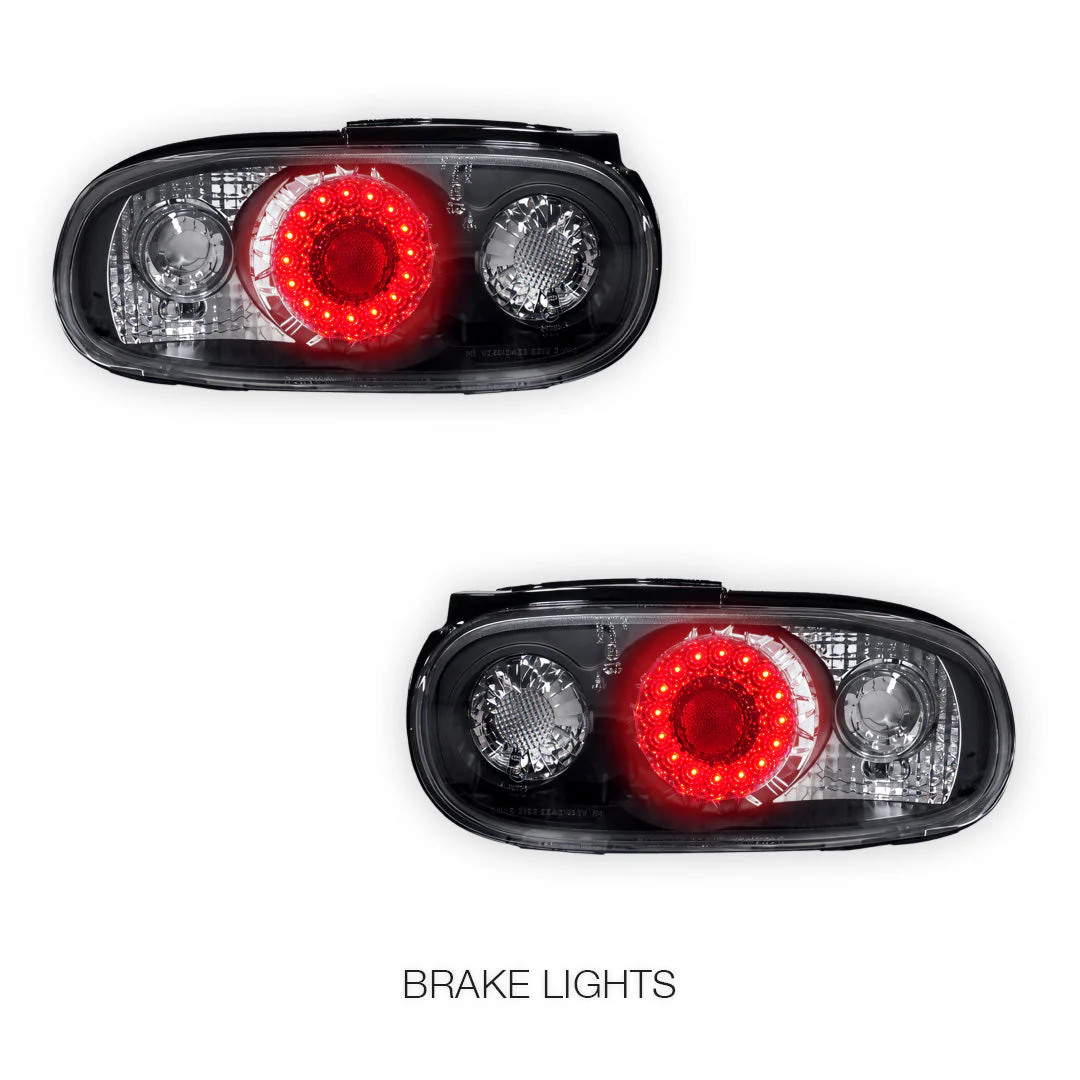 Mazda MX-5 NA (1989 - 1997) JDM Black Altezza LED Tail Lights LH + RH - Image 4