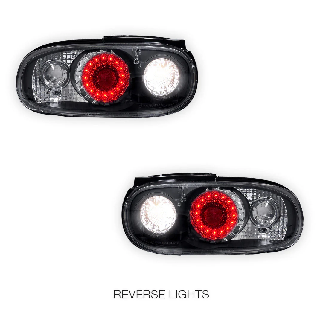 Mazda MX-5 NA (1989 - 1997) JDM Black Altezza LED Tail Lights LH + RH - Image 5