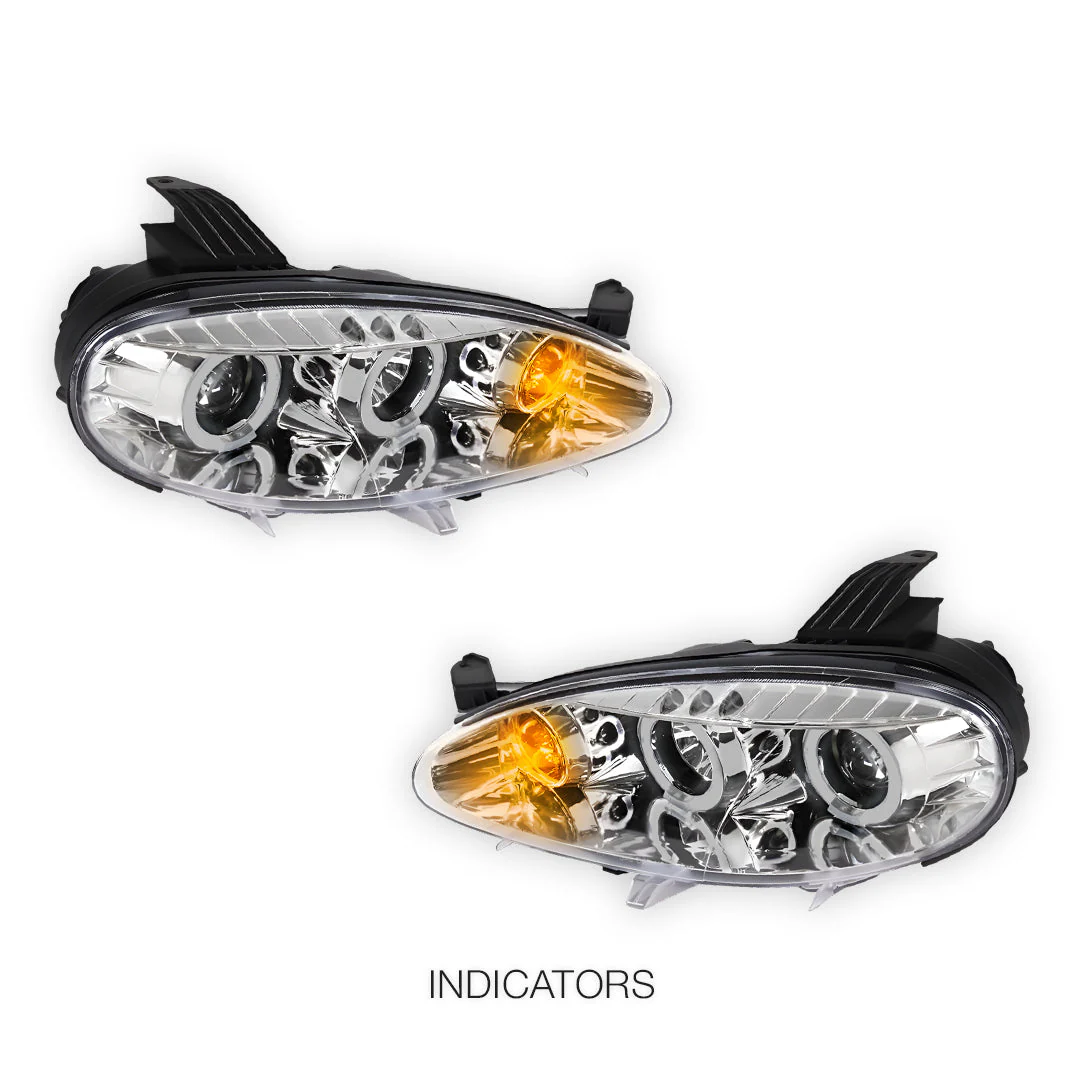 Mazda MX-5 NB (2001 - 2005) LED DRL & CCFL Projector Angel-Eyes Headlights LH + RH - Image 10