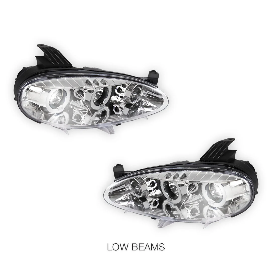 Mazda MX-5 NB (2001 - 2005) LED DRL & CCFL Projector Angel-Eyes Headlights LH + RH - Image 11