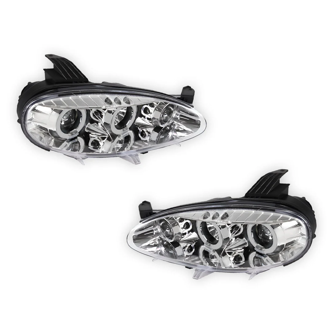 Mazda MX-5 NB (2001 - 2005) LED DRL & CCFL Projector Angel-Eyes Headlights LH + RH - Image 8
