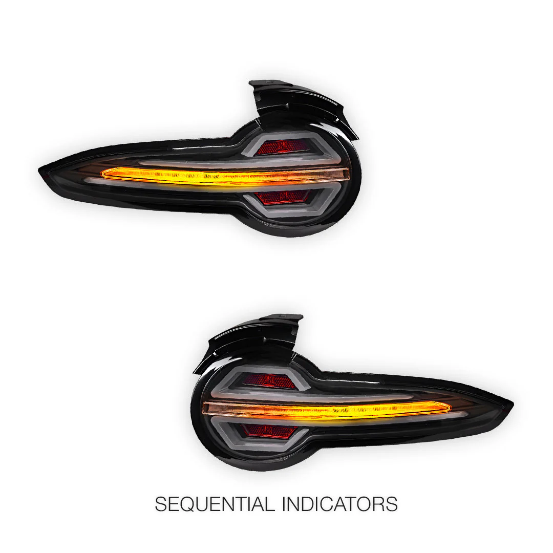 Mazda MX-5 ND (2015 - 2024) Sequential Full 3D LED Stripe Bar Tail Lights LH + RH - Image 4