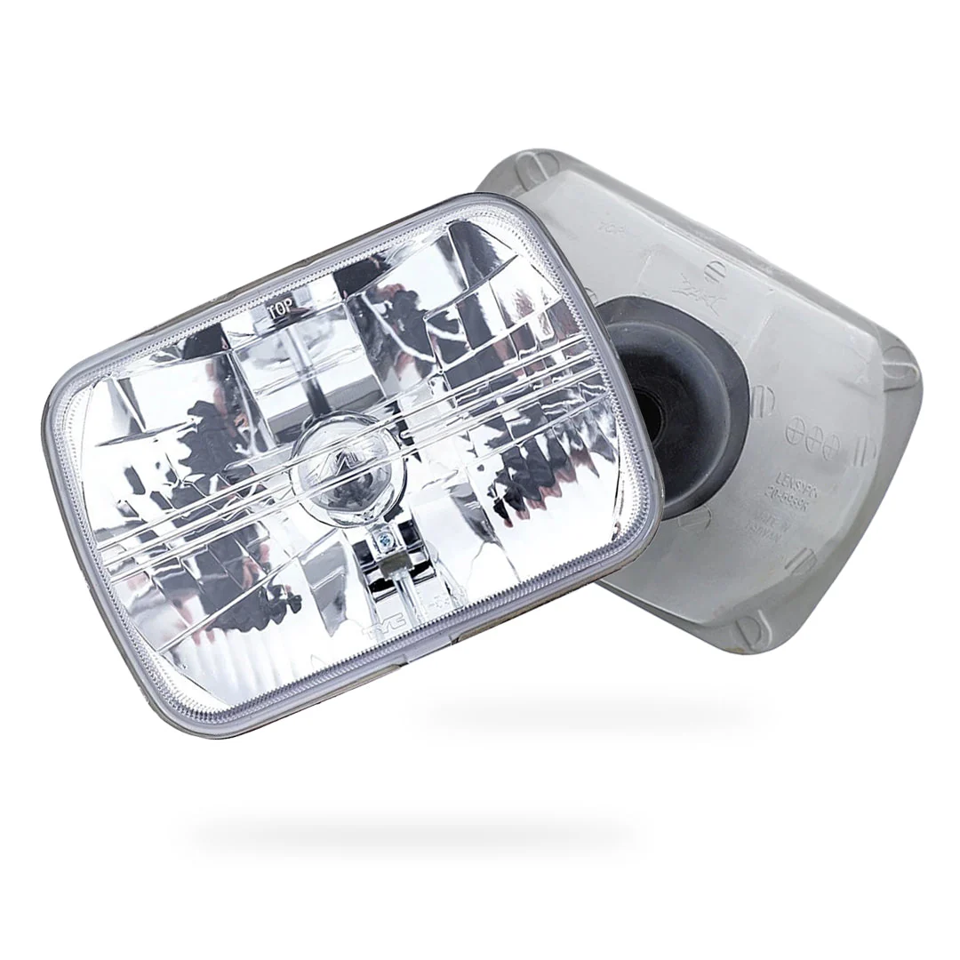 Mazda RX-7 FC / FD Series 1 / Series 2 (1986 - 1992) Headlights with H4 Globe Glass Lens LH + RH
