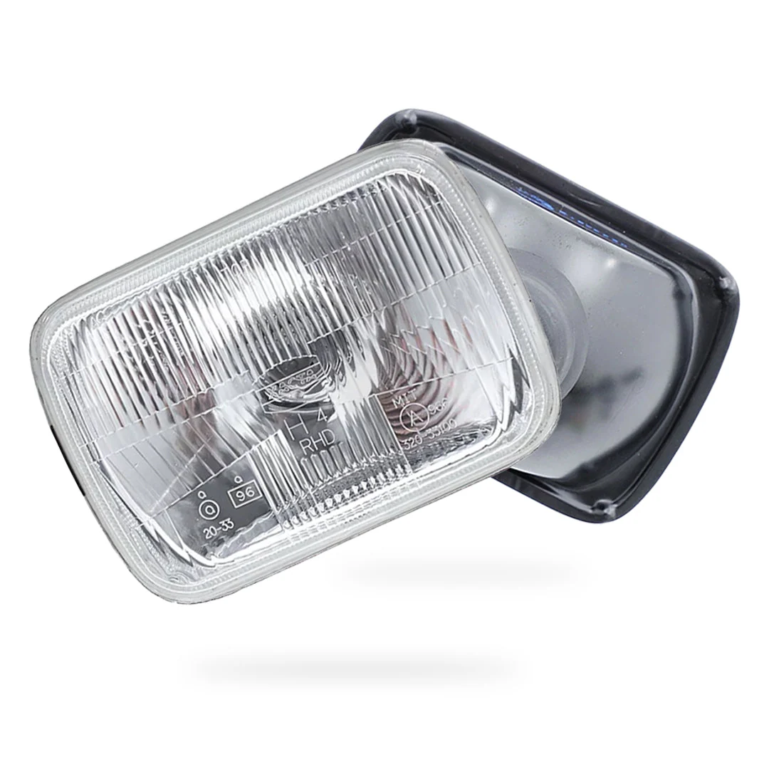 Mazda RX-7 FC / FD Series 1 / Series 2 (1986 - 1992) Headlights with H4 Globe Glass Lens LH + RH - Image 4