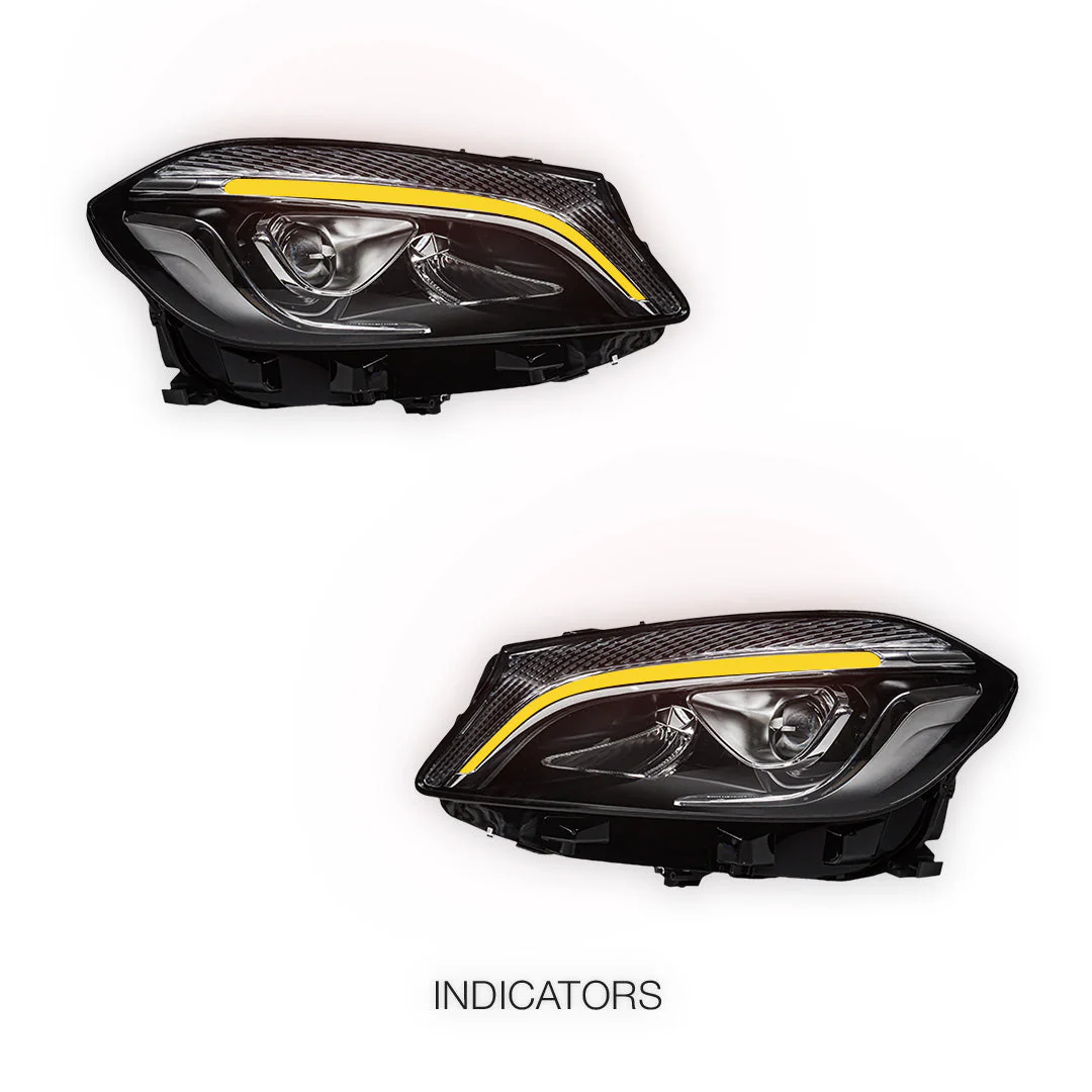 Mercedes-Benz A-Class W176 A45 AMG (2012 - 2015) Full LED DRL Projector Headlights LH + RH - Image 3