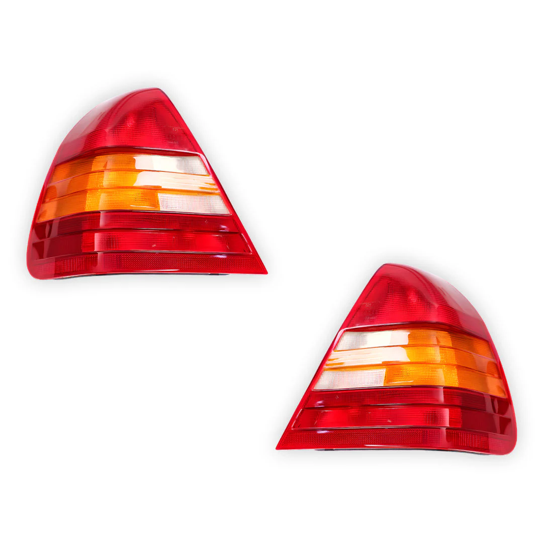 Mercedes-Benz C-Class W202 (1994 - 1997) OEM Style Tail Lights LH + RH - Image 2