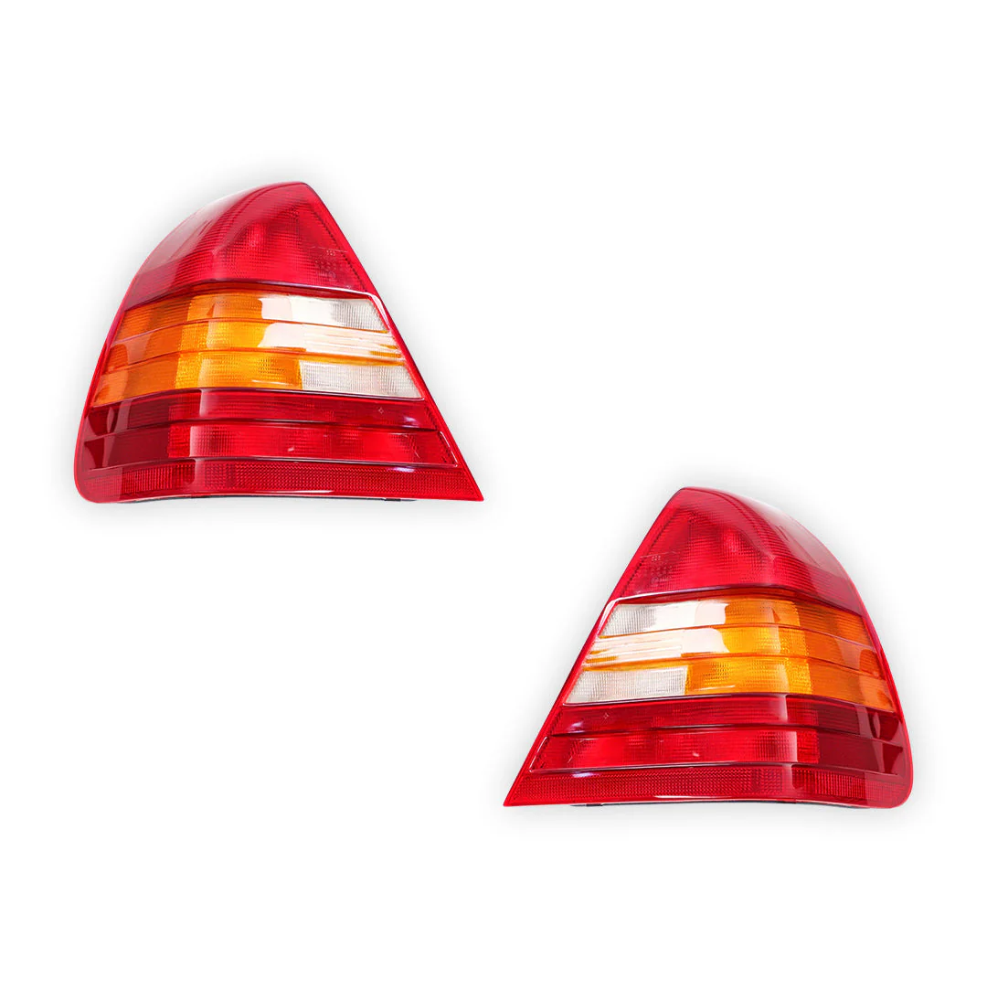 Mercedes-Benz C-Class W202 (1994 - 1997) OEM Style Tail Lights LH + RH - Image 2