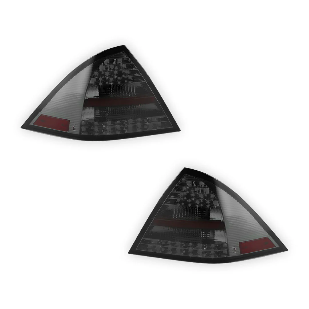 Mercedes-Benz C-Class W203 (2000 - 2004) Full Smoked LED Tail Lights LH + RH - Image 6