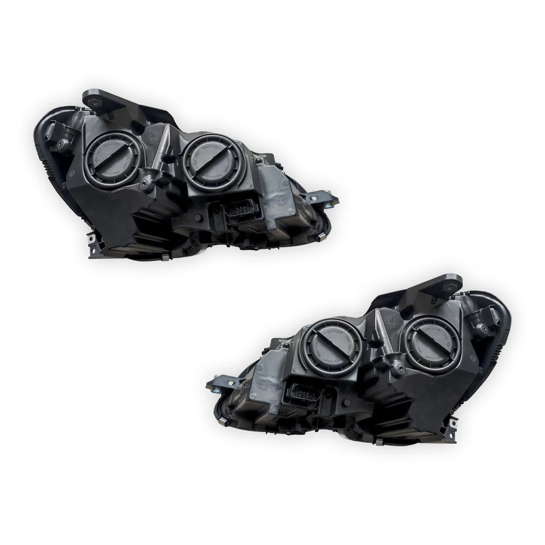 Mercedes-Benz C-Class W204 (2010 - 2014) OEM Style Non Xenon Headlights LH + RH - Image 3