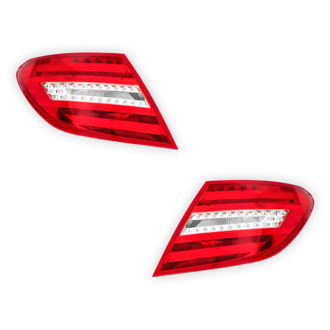 Mercedes-Benz C-Class W204 (2010 - 2014) OEM Style Tail Lights LH + RH - Image 2
