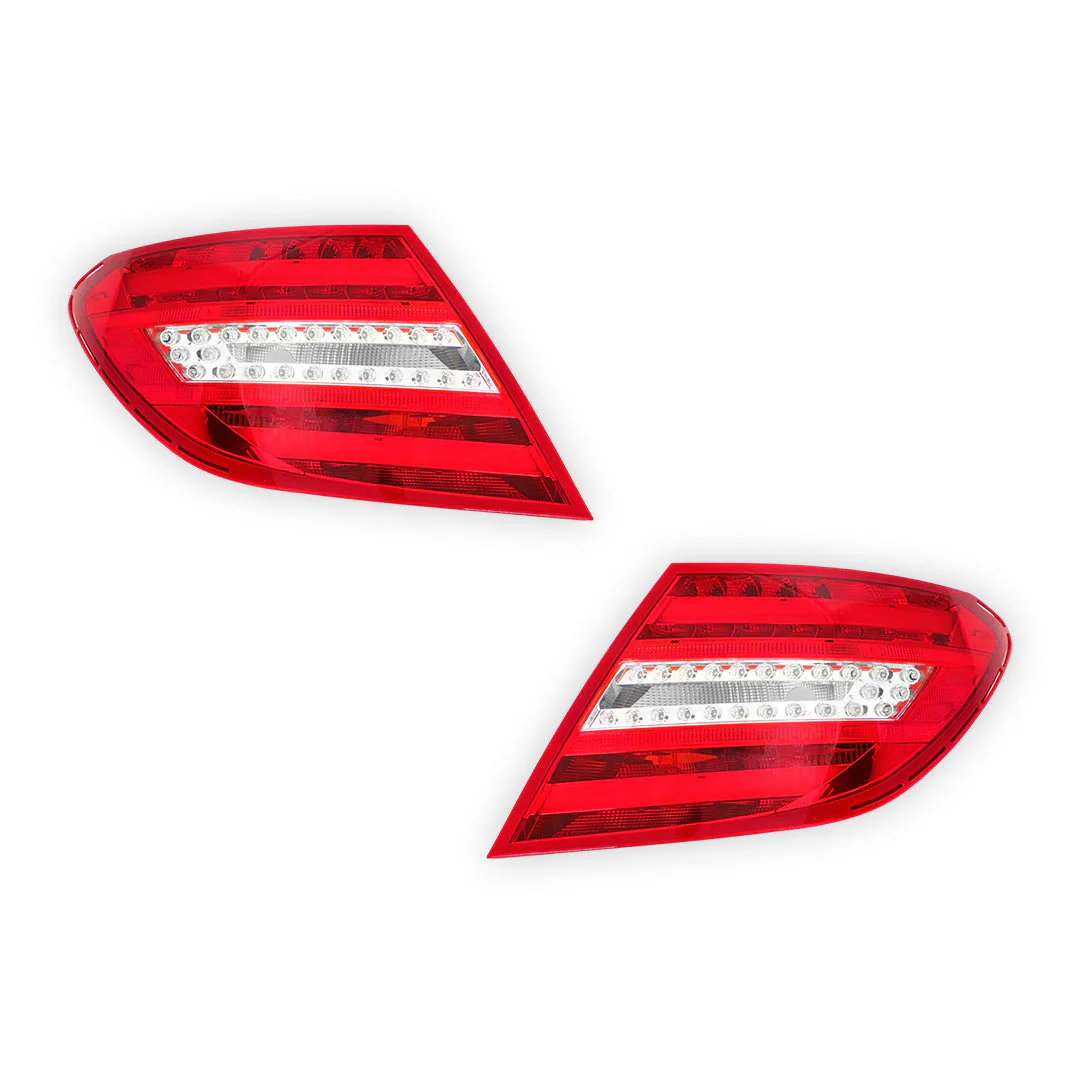 Mercedes-Benz C-Class W204 (2010 - 2014) OEM Style Tail Lights LH + RH - Image 2