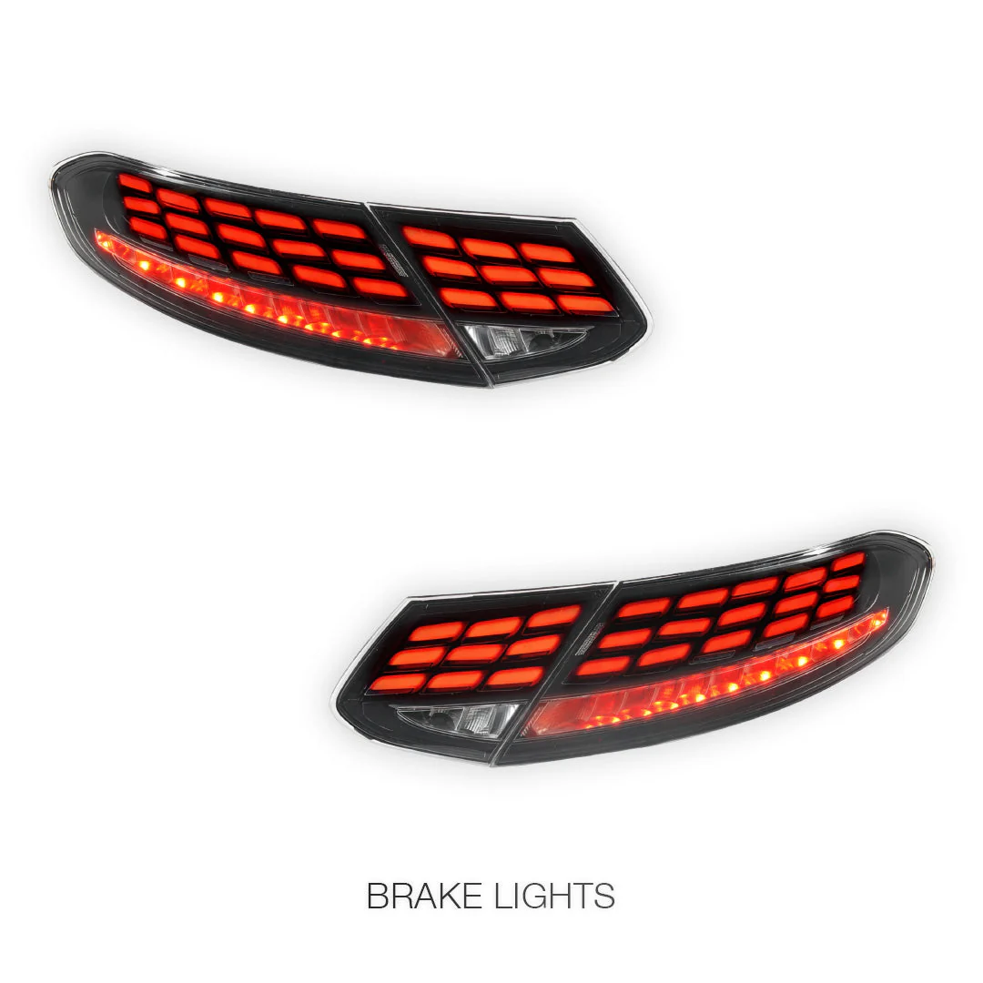 Mercedes-Benz C-Class W205 (2015 - 2025) Black S63 Style Sequential 3D LED Tail Lights LH + RH - Image 4