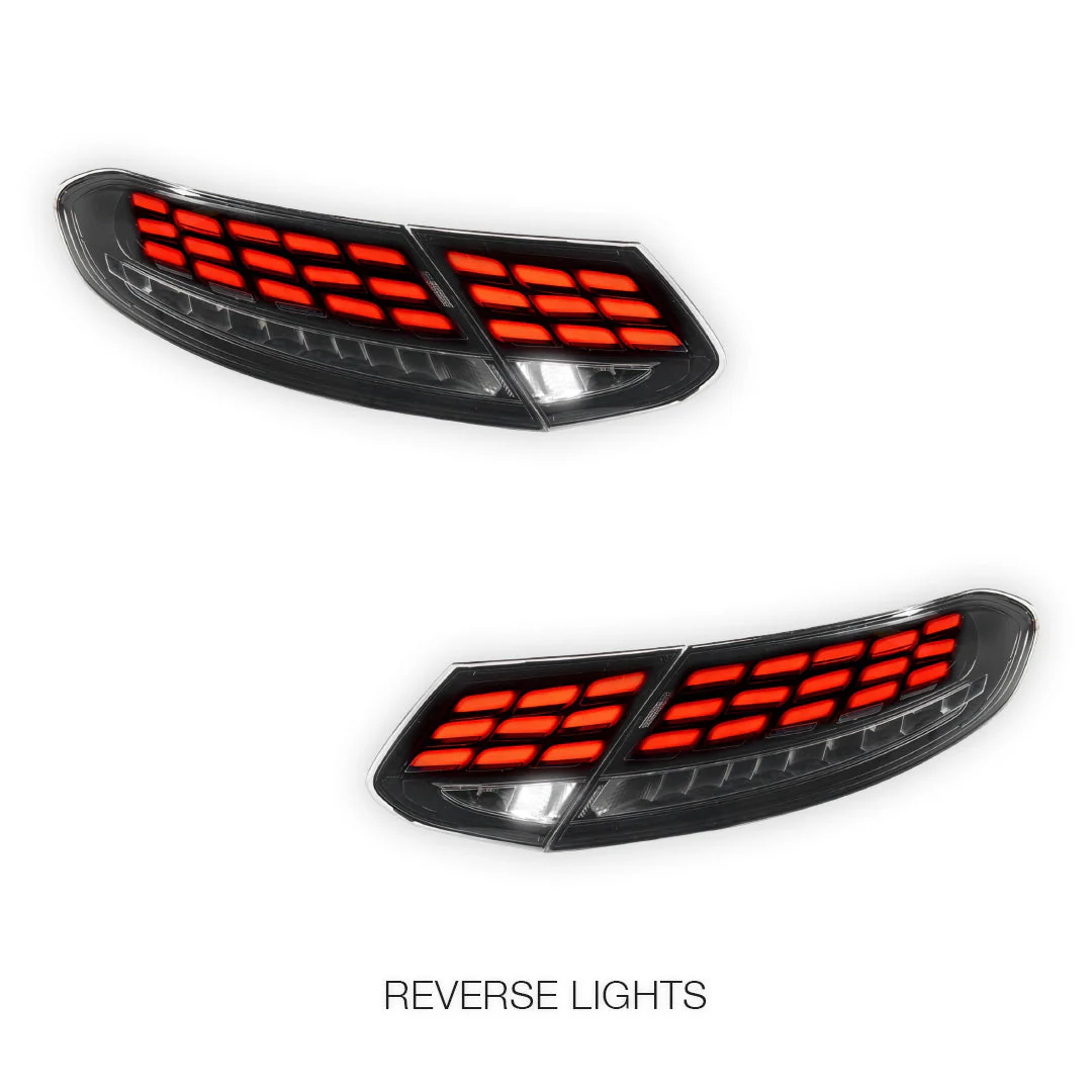 Mercedes-Benz C-Class W205 (2015 - 2025) Black S63 Style Sequential 3D LED Tail Lights LH + RH - Image 5
