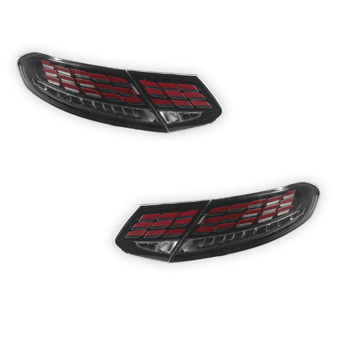 Mercedes-Benz C-Class W205 (2015 - 2025) Black S63 Style Sequential 3D LED Tail Lights LH + RH - Image 6