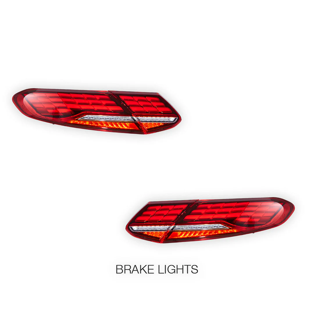 Mercedes-Benz C-Class W205 (2016 - 2021) Sequential Red LED Tail Lights LH + RH - Image 2