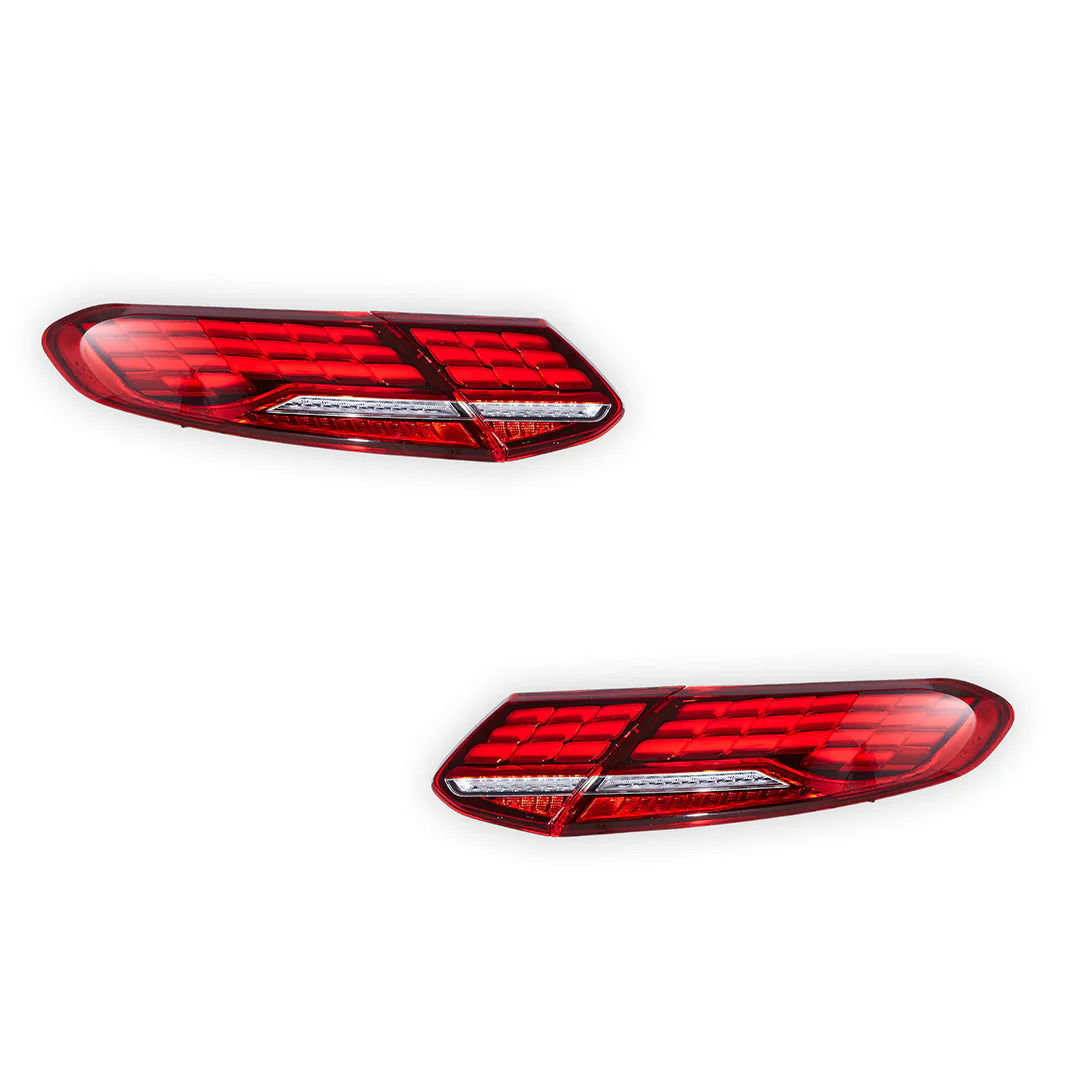 Mercedes-Benz C-Class W205 (2016 - 2021) Sequential Red LED Tail Lights LH + RH - Image 6